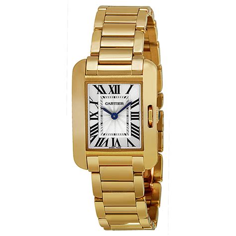 cartier tank anglaise yellow gold